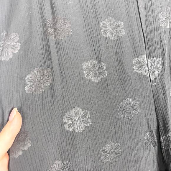 Madewell Satin Jacquard Pajama Trousers Woman’s Pants Size XXL Black - Picture 7 of 11